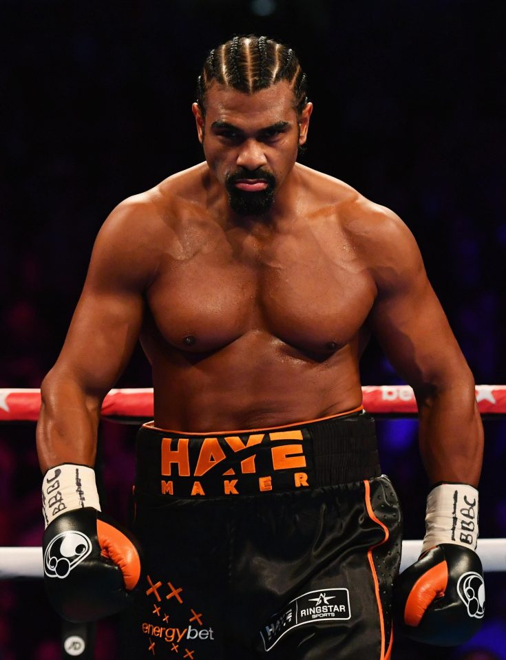  Haye looked menacing in his crunch fight with Haye