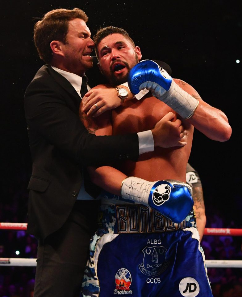  Eddie Hearn is now likely to try and get Bellew a shot at a world title