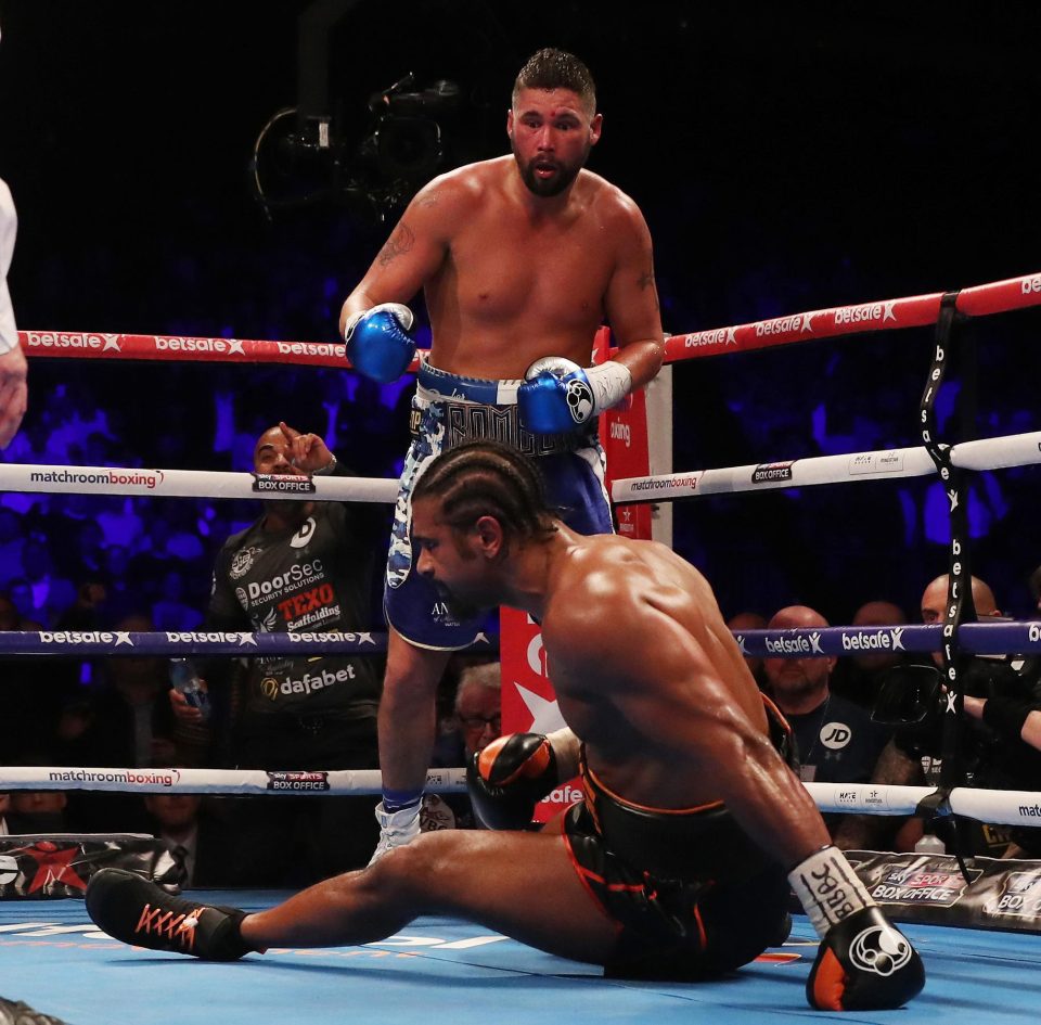  Tony Bellew let his fists do the talking as he withstood Hayes early attacks and won the fight late on