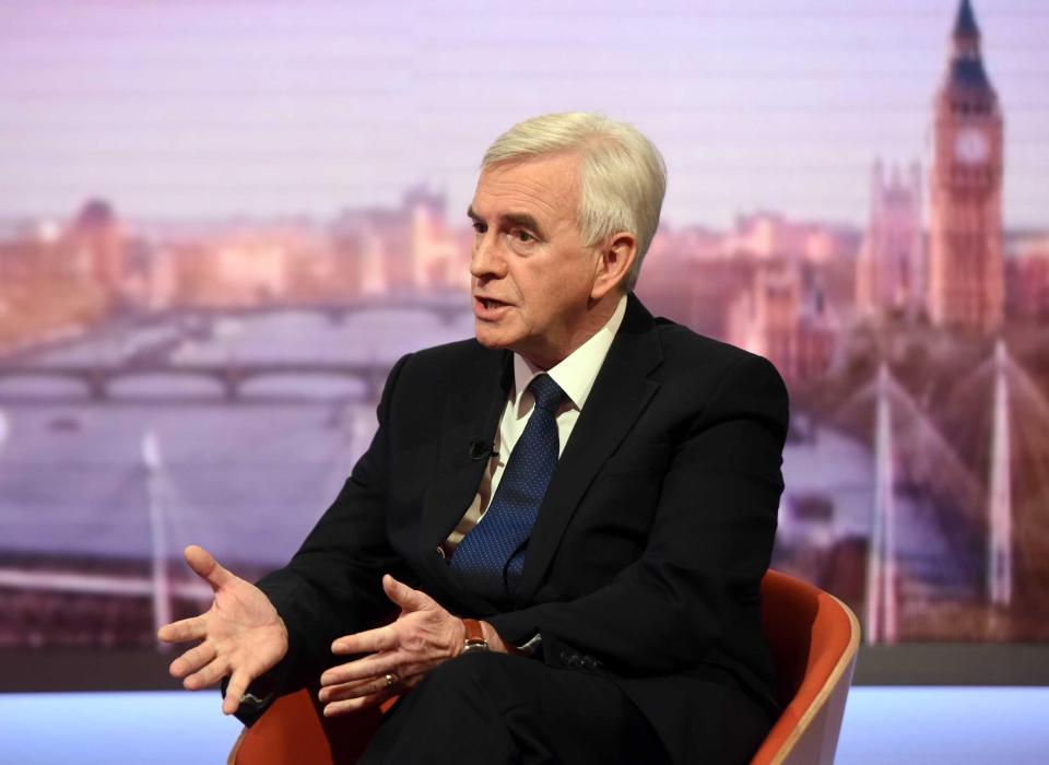  John McDonnell also ruled out ever running to be Labour leader again