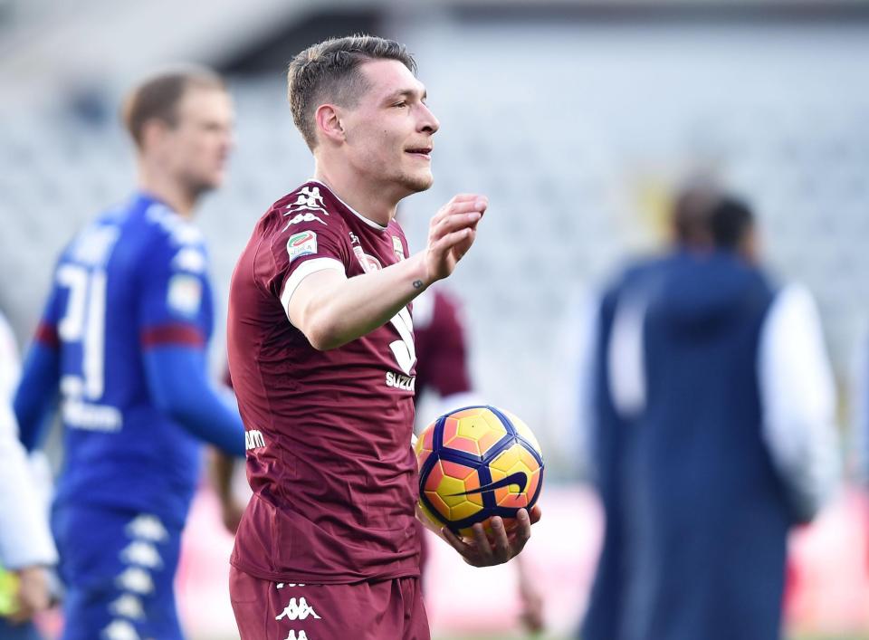  Andrea Belotti bagged a superb hat-trick for Torino in just eight minutes