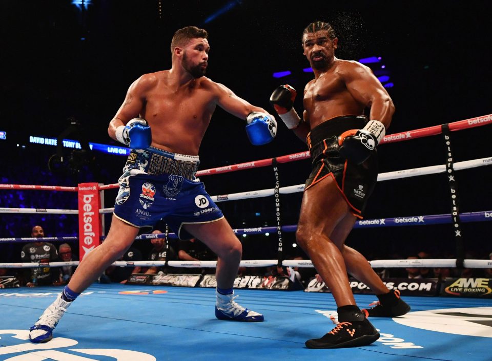  Tony Bellew stopped David Haye in the 11th round of their heavyweight fight in what was regarded as a big shock