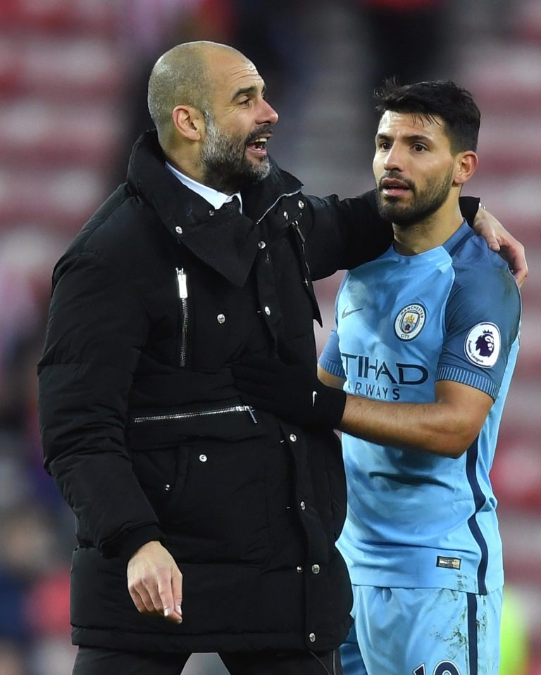  Sergio Aguero's future is uncertain at the Etihad under Pep Guardiola