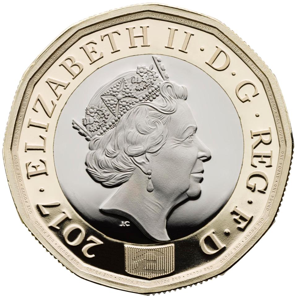  The new pound coin has been introduced to thwart counterfeiters