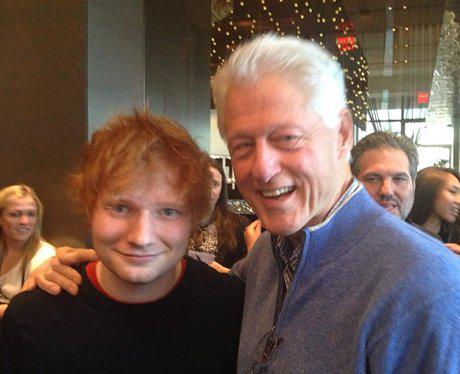  Ed and the former president, Bill Clinton