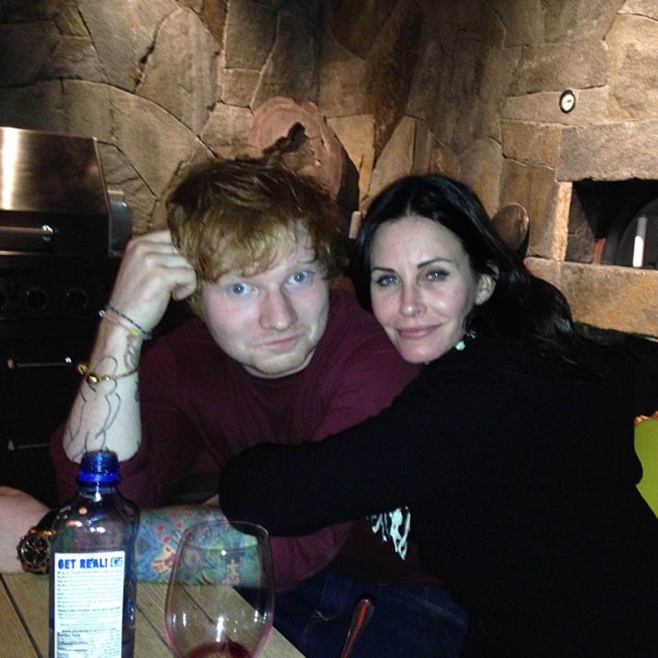  Ed helped Courteney Cox find love