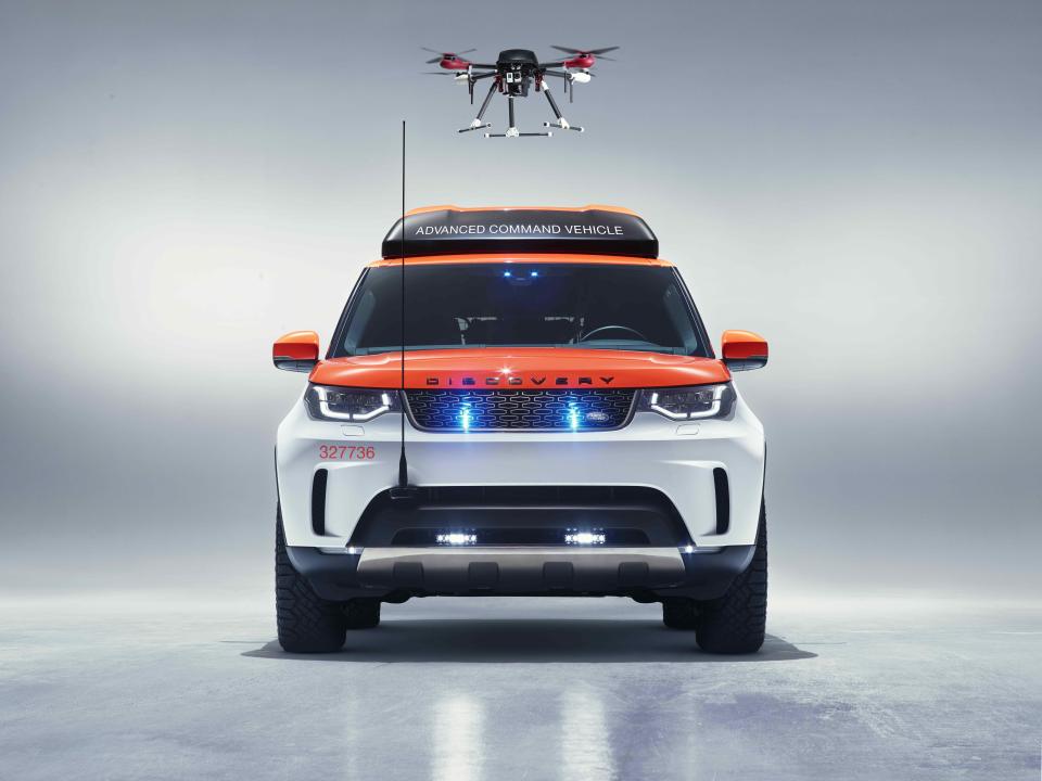  The latest 4x4 Discovery with built-in drone.