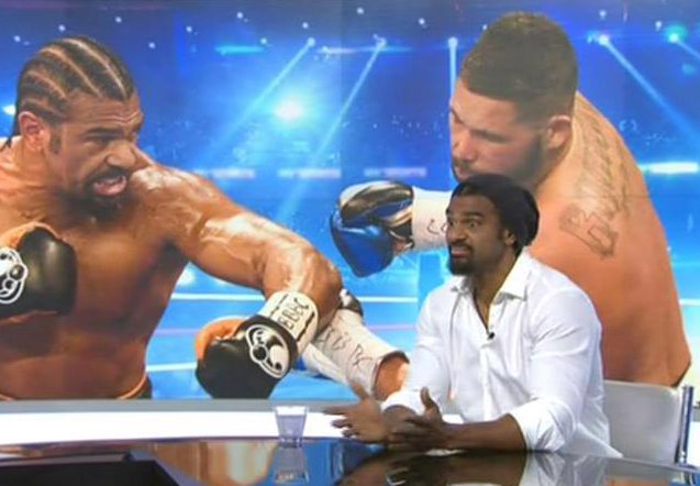  Haye was speaking live on Sky Sports news about how his boxing world came crashing down on Saturday