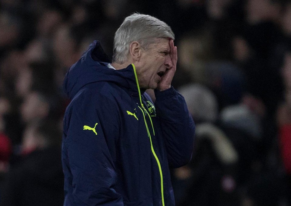 It all went wrong for Arsene Wenger and Arsenal at the Emirates tonight