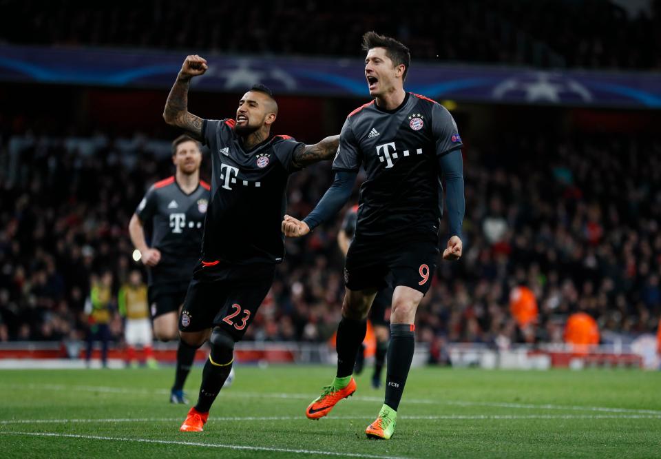 Bayern quickly took hold of the game following the penalty