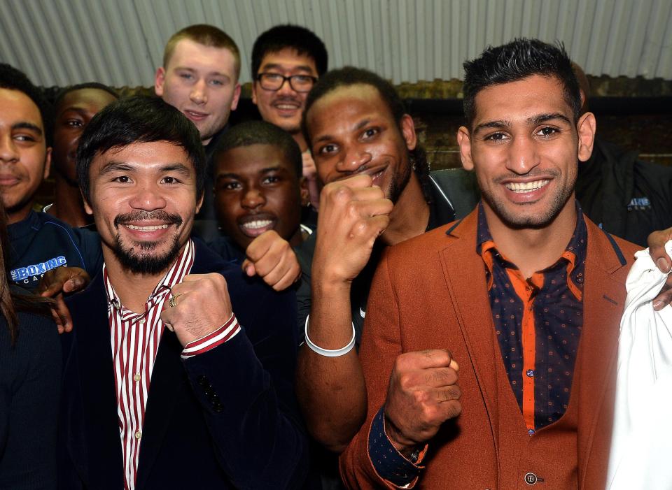 Amir Khan seemed set to face Manny Pacquiao before the p;lug was pulled on a deal in the last minute