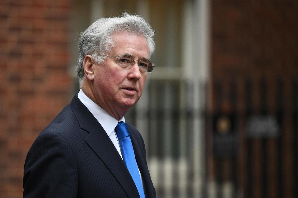  Defence Secretary, Michael Fallon has been named as one of the MPs employing family member