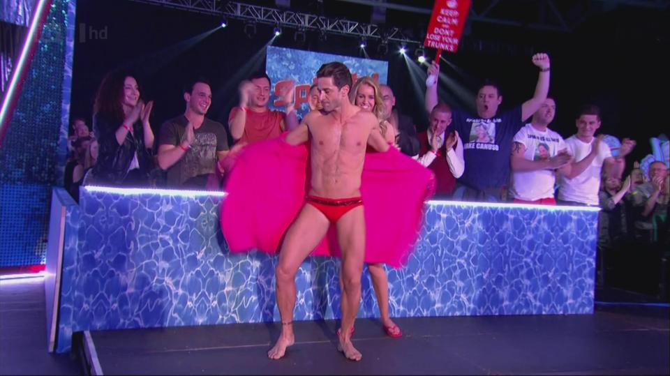 He also appeared on ITVs Splash!