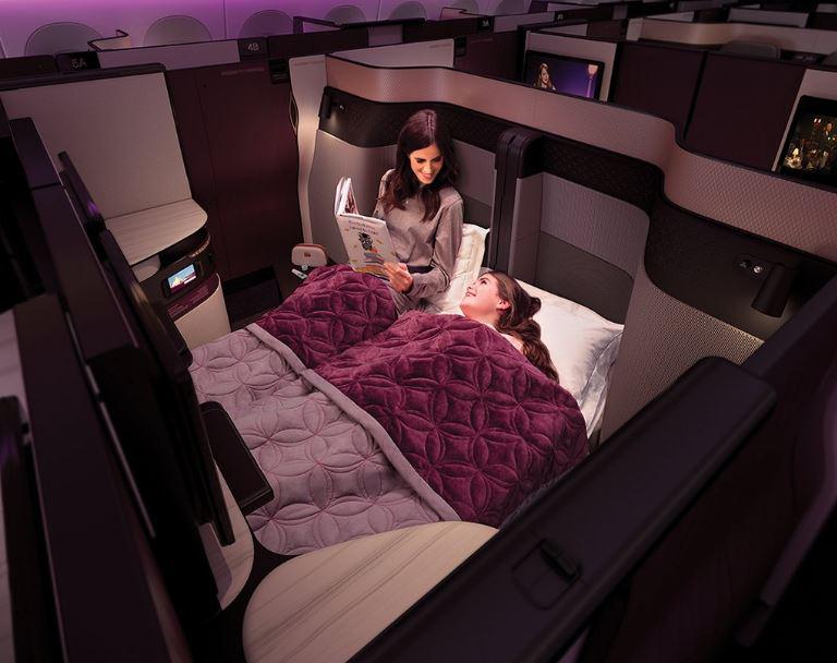 Qatar Airways will become the first carrier in the world to offer a double bed in Business Class