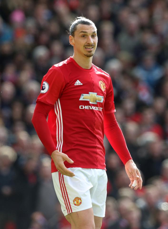 Manchester United star Zlatan Ibrahimovic makes the top 10 in the social media list