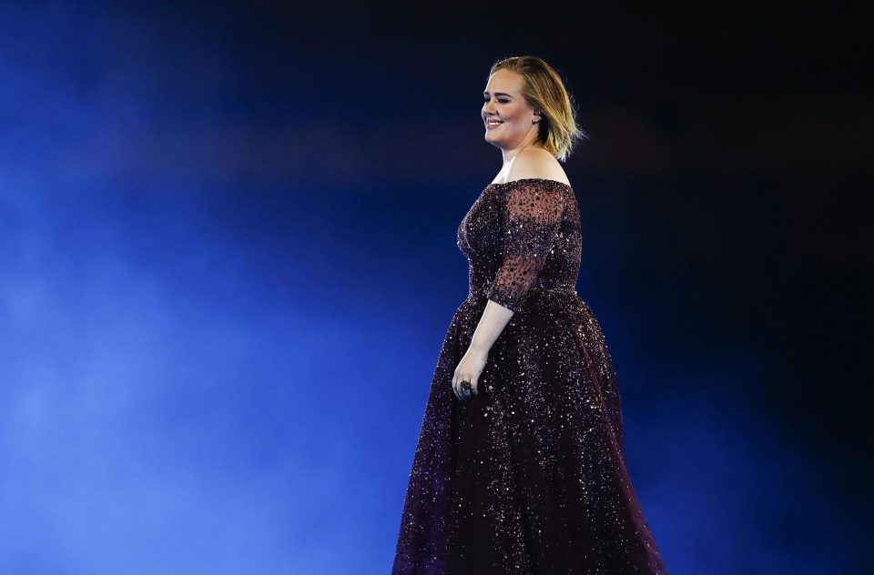  Hello from the other side . . . Adele reveals she has to sneak on stage in a box