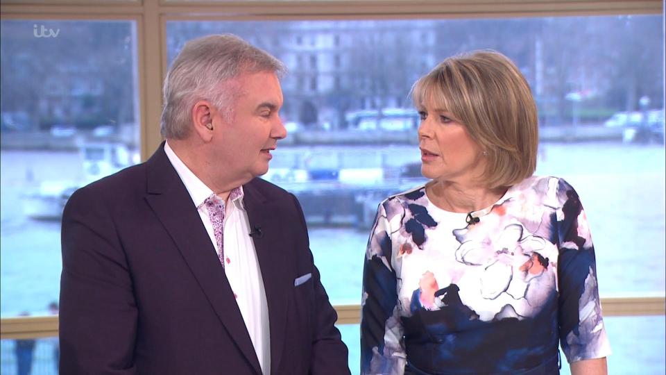  Eamonn had made a dig at Ruth earlier in the show