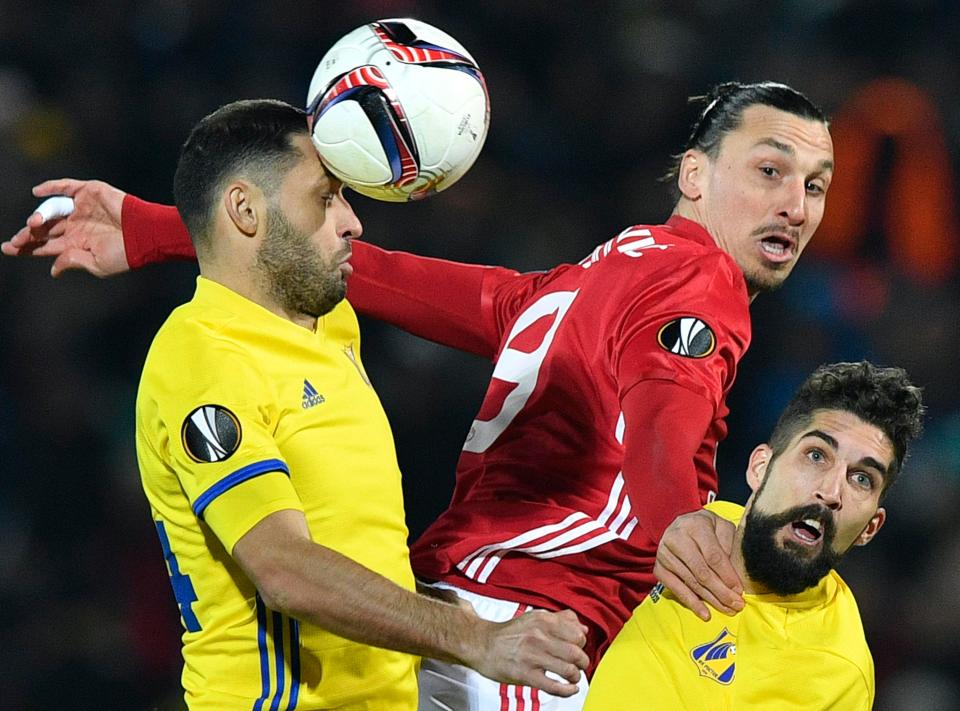 Zlatan Ibrahimovic is available to face FC Rostovb on Thursdsay