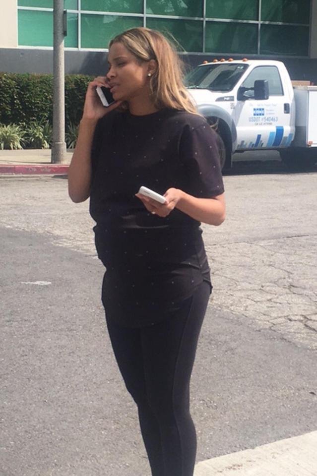  Pregnant Ciara has been involved in a car crash in LA