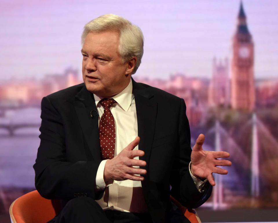  David Davis said the Government was working on contingency plans