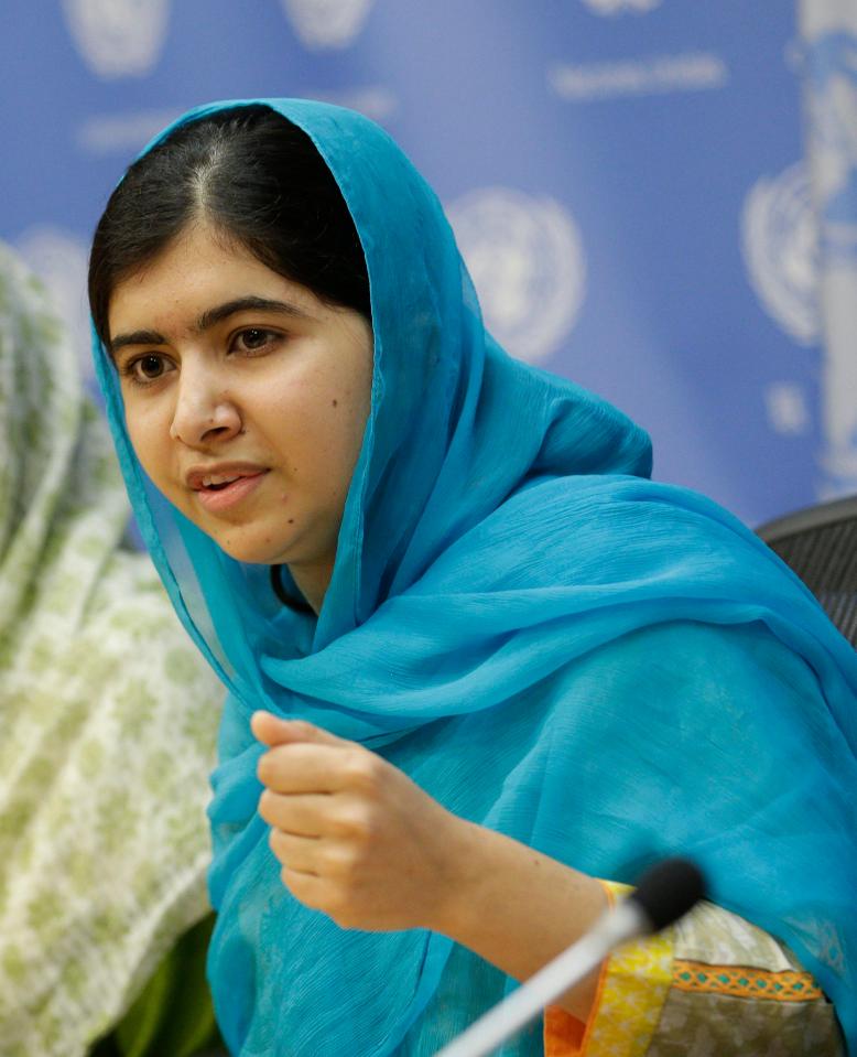  Malala Yousafzai, speaking at the UN in 2017, has been offered a place at Oxford