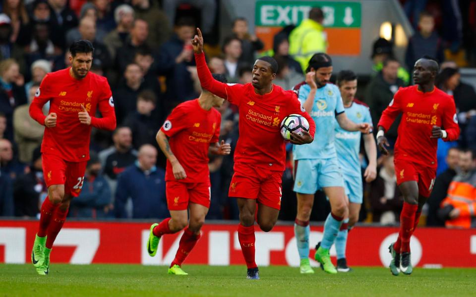  The Liverpool midfielder got his side out of a worrying rut with a goal seconds before the break