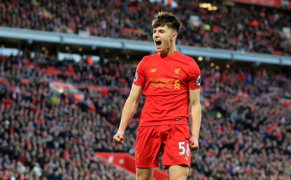 Liverpool striker Ben Woodburn has been called up by Wales