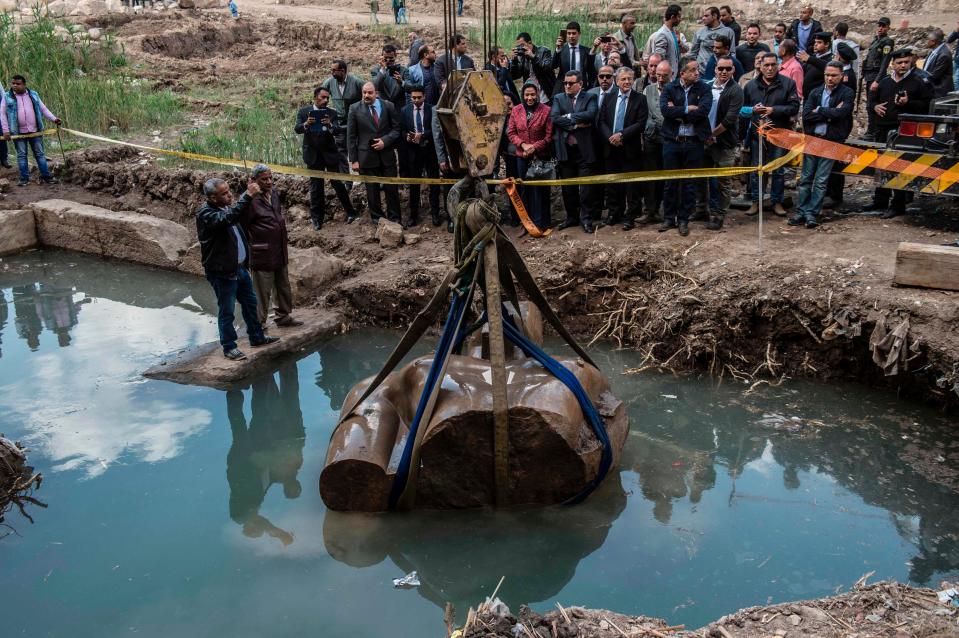 The colossus is believed to represent Ramses II, a vital figure in Egypt's history