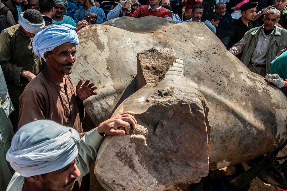 Next year the statue will once again look out over the people of Egypt