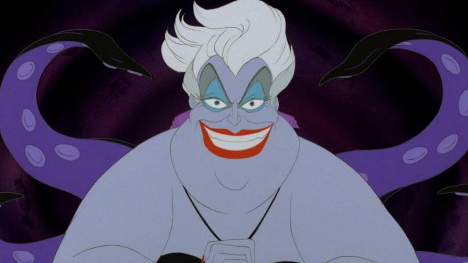 Ursula, the dastardly villain from the Little Mermaid