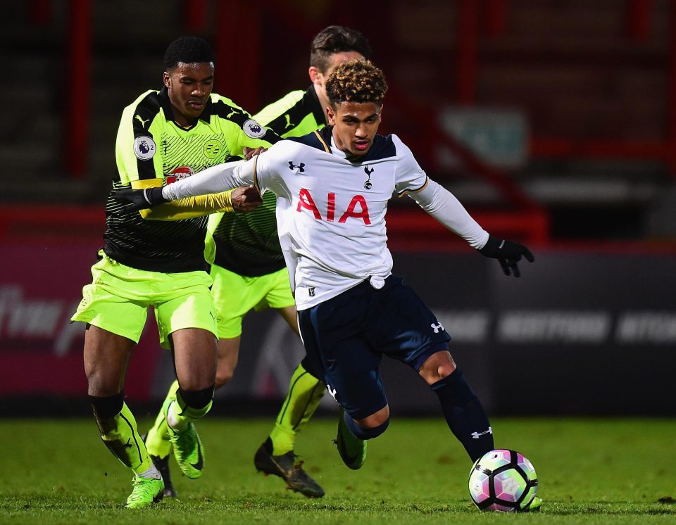 Tottenham sensational Marcus Edwards has been recognised