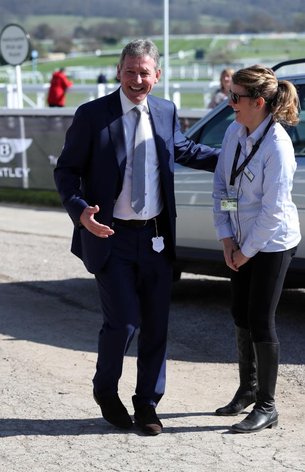 Former Manchester United and England midfielder Bryan Robson was also in attendance