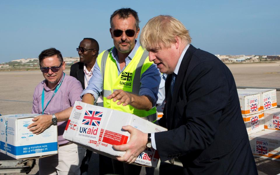  He helped to load up food supplies for malnourished citizens