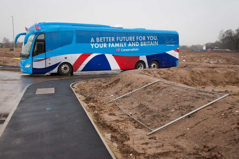 The bus the Tories used to take activists around the country in 2015