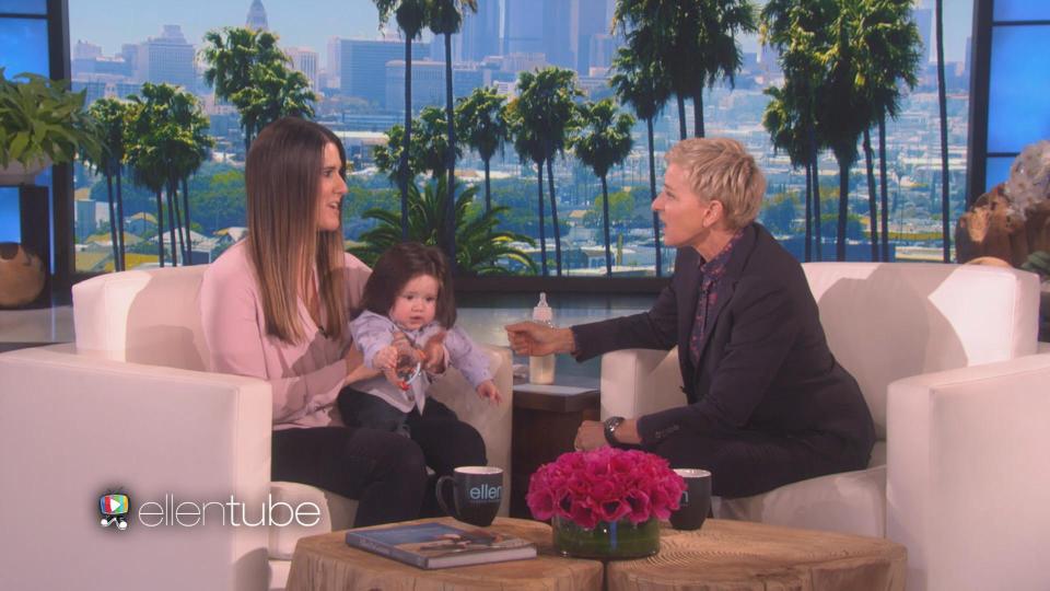  He appeared on The Ellen DeGeneres show with mum Adriana