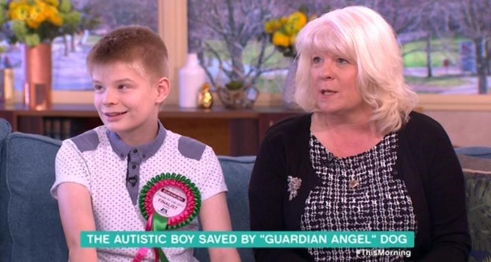  Joel appeared on the show with his mum Janet