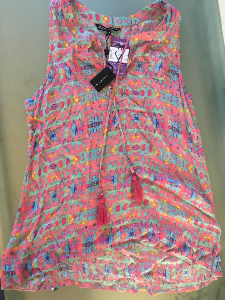  Kayleigh also bagged this pretty top for just 99p instead of £35 - it even has the labels on