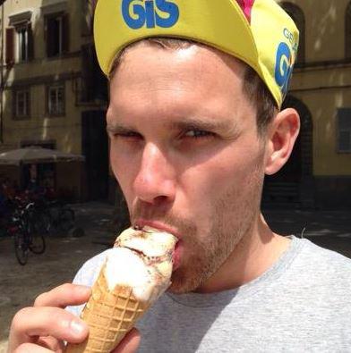  Tommy B is also a keen cyclist who loves a vanilla cone