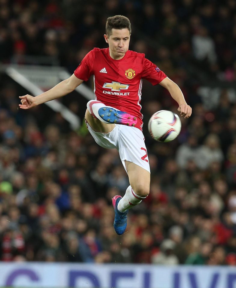  Spanish midfielder Ander Herrera is also out of the Albion game with a suspension