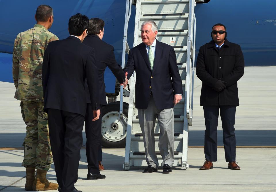  Secretary of State Rex Tillerson paid a visit to the Far East