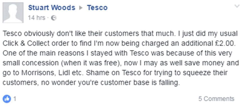  Customers vented of their fury on social media