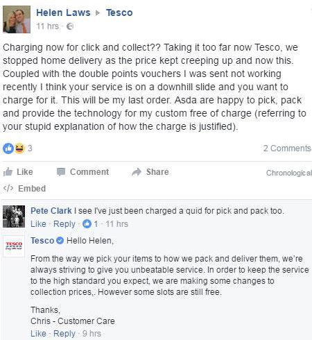  Customers have threatened to take their business elsewhere after being met with the new charges