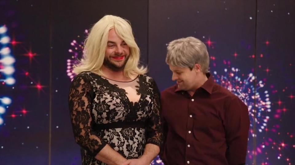  When Dec smacked Ant on the bum it was too much for Phil and Holly