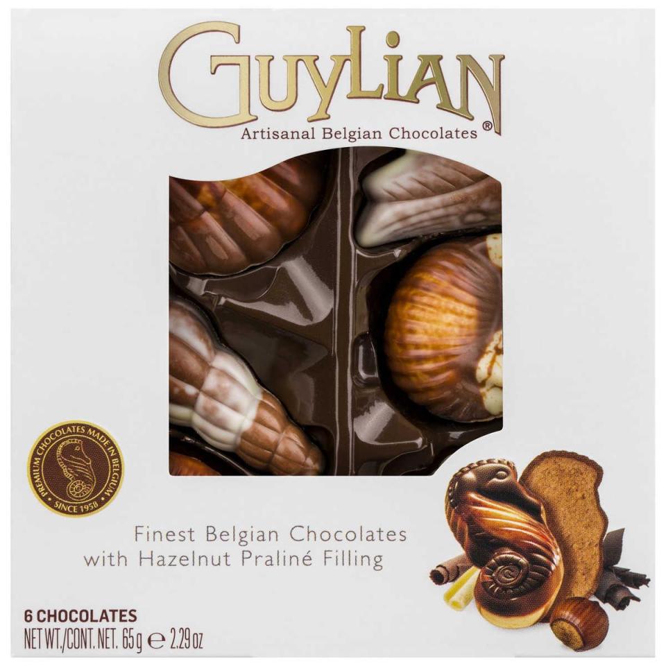  Guylian Belgian Chocolate Seashells are priced at £10 for 500g