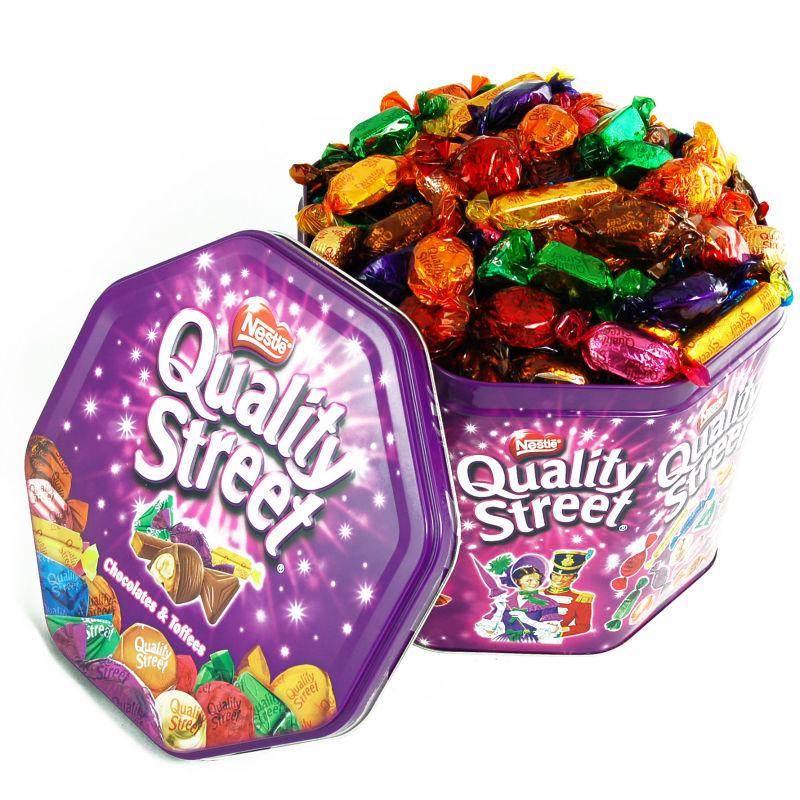  And Quality Street went from 1kg to 820g