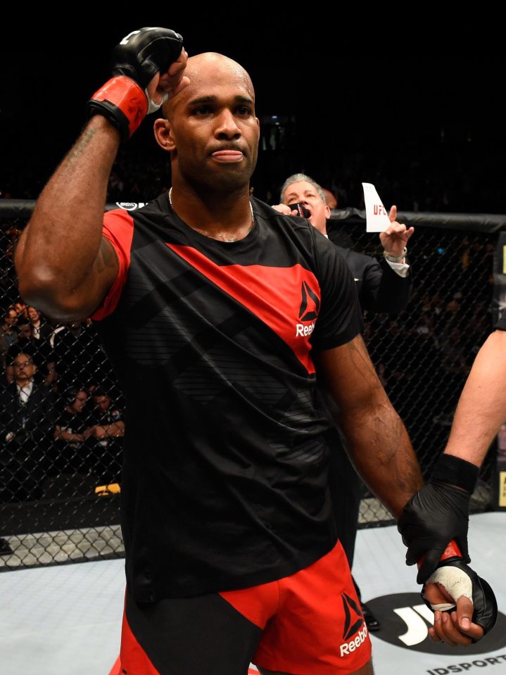  Jimi Manuwa stunned his home crowd in London with a first-round knock-out over Corey Anderson