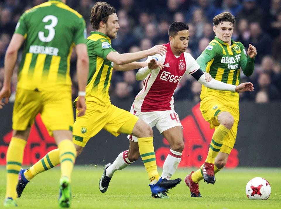 Justin Kluivert is the son of Ajax icon Patrick