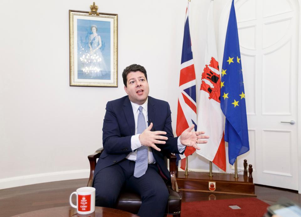  Fabian Picardo said the area shouldn't be used as a bargaining chip