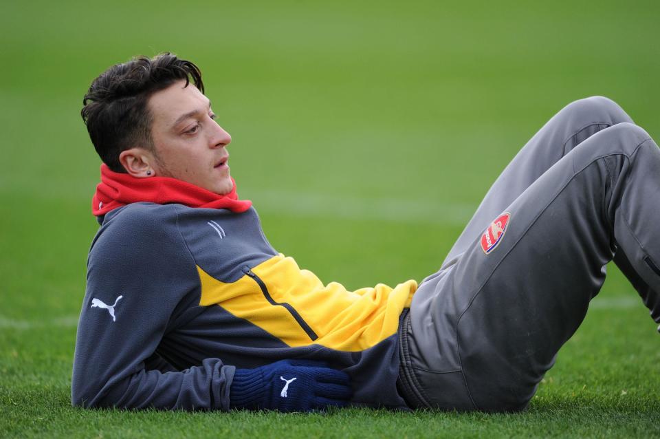 Mesut Ozil will be missing for Germany when the take on England tomorrow