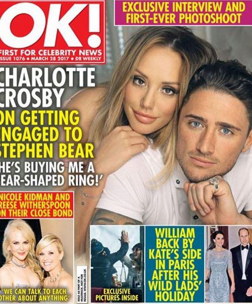  Charlotte and Bear shared a joint interview for the mag